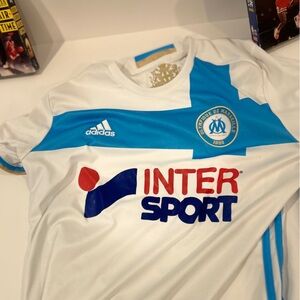 OM ADIDAS Olympique de Marseille Jersey anniversary edition size L Large